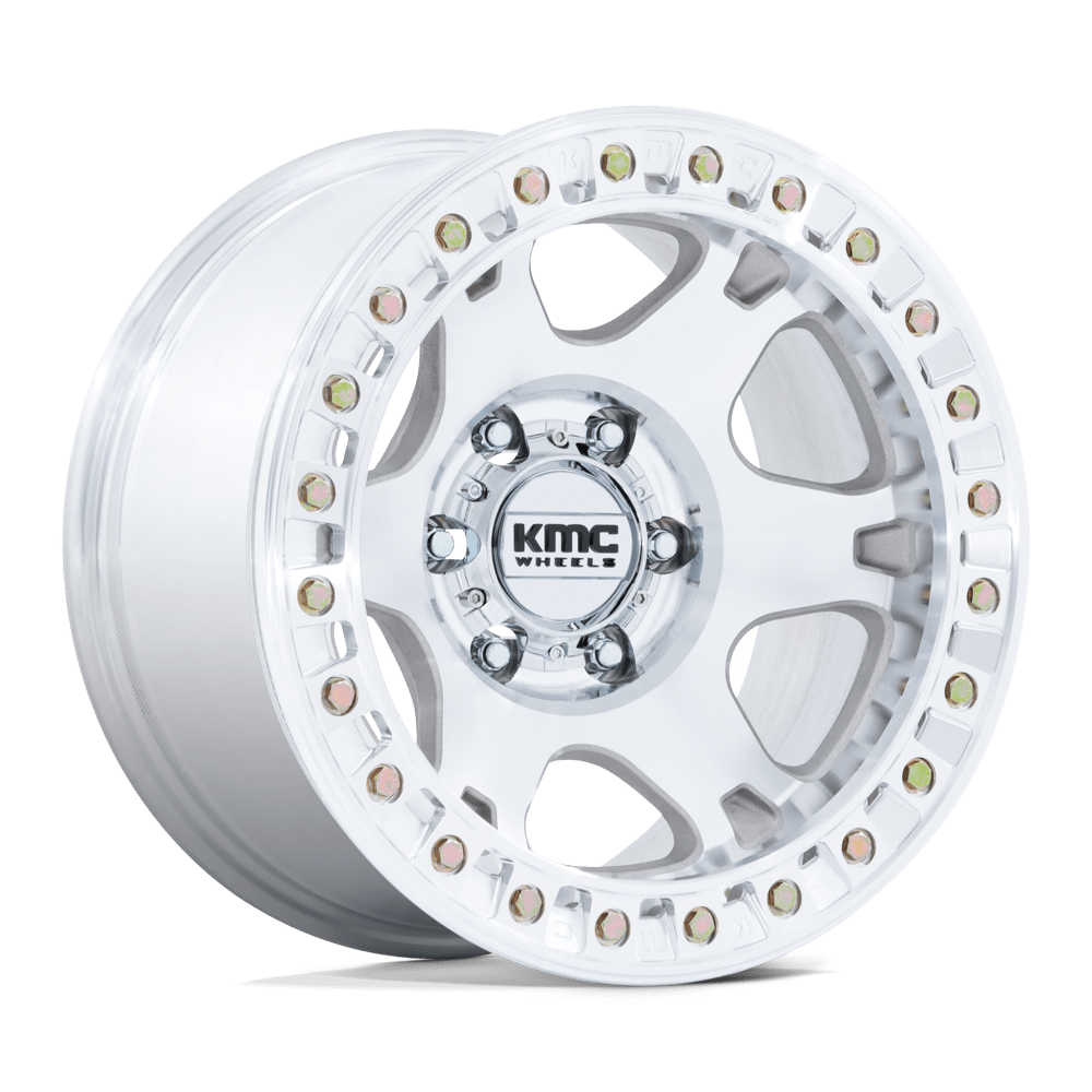 17x9 KMC KM238 VI BEADLOCK Machined Wheel 6x135 (-38mm)