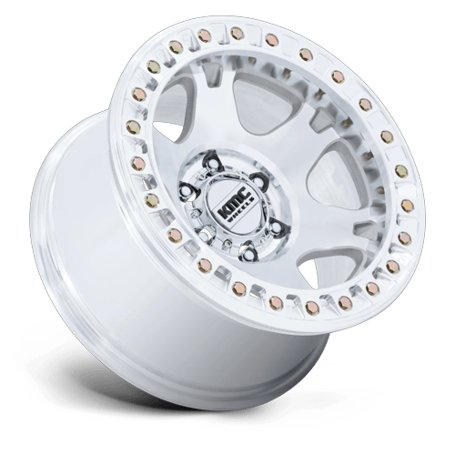 17x9 KMC KM238 VI BEADLOCK Machined Wheel 6x135 (-38mm)