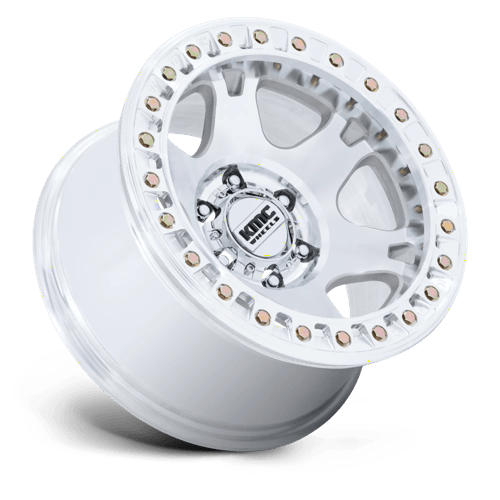 17x9 KMC KM238 VI BEADLOCK Machined Wheel 6x135 (-38mm)