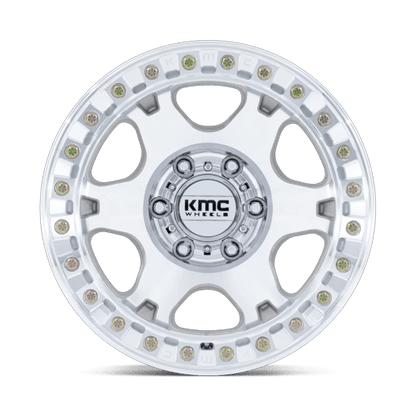 17x9 KMC KM238 VI BEADLOCK Machined Wheel 6x135 (-38mm)