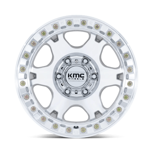 17x9 KMC KM238 VI BEADLOCK Machined Wheel 6x135 (-38mm)