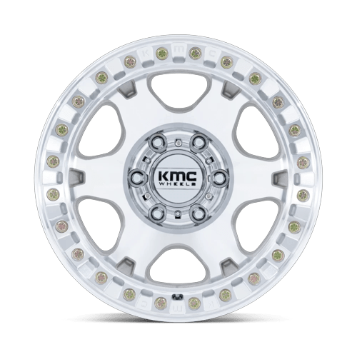 17x9 KMC KM238 VI BEADLOCK Machined Wheel 8x170 (-38mm)