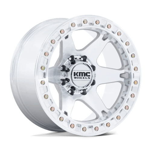20x10 KMC KM238 VI BEADLOCK Machined Wheel 6x135 (-48mm)
