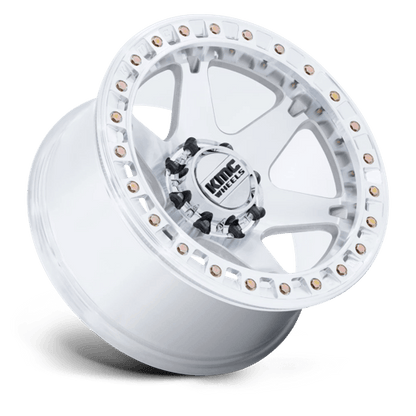20x10 KMC KM238 VI BEADLOCK Machined Wheel 6x135 (-48mm)