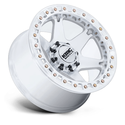 20x10 KMC KM238 VI BEADLOCK Machined Wheel 8x170 (-48mm)