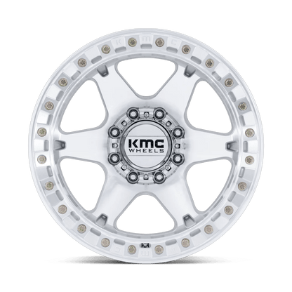 20x10 KMC KM238 VI Machined BEADLOCK Wheel 8x6.5 (-48mm)