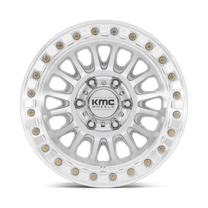 17x9 KMC KM239 Impact Machined BEADLOCK Wheel 5x5 (-38mm)