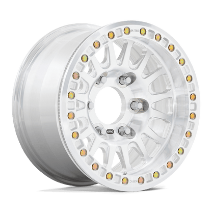 18x9 KMC KM445 Impact Raw Machined FORGED BEADLOCK Wheel 6x6.5 (25mm)
