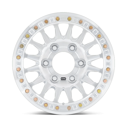 18x9 KMC KM445 Impact Raw Machined FORGED BEADLOCK Wheel 6x6.5 (25mm)