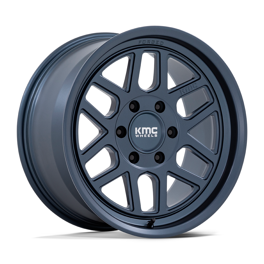 18x9 KMC KM446 Mesa Metallic Blue FORGED Wheel 6x135 (-12mm)