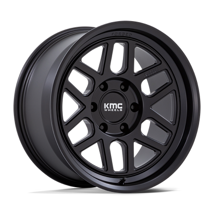 18x9 KMC KM446 Mesa FORGED Satin Black Wheel 6x135 (0mm)