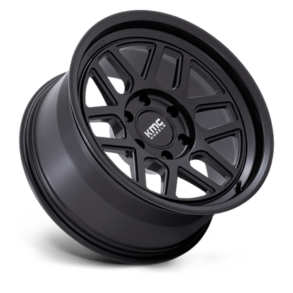 18x9 KMC KM446 Mesa FORGED Satin Black Wheel 6x135 (0mm)