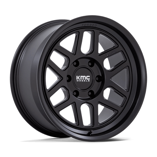 18x9 KMC KM446 Mesa Satin Black FORGED Wheel 6x5.5 (18mm)