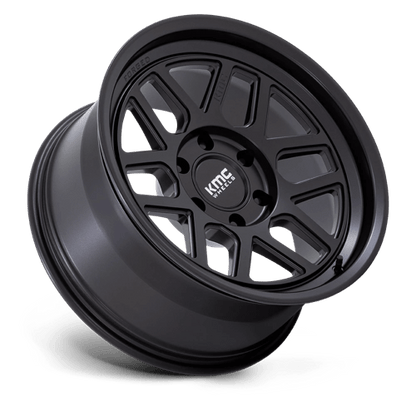 18x9 KMC KM446 Mesa FORGED Satin Black Wheel 6x135 (18mm)