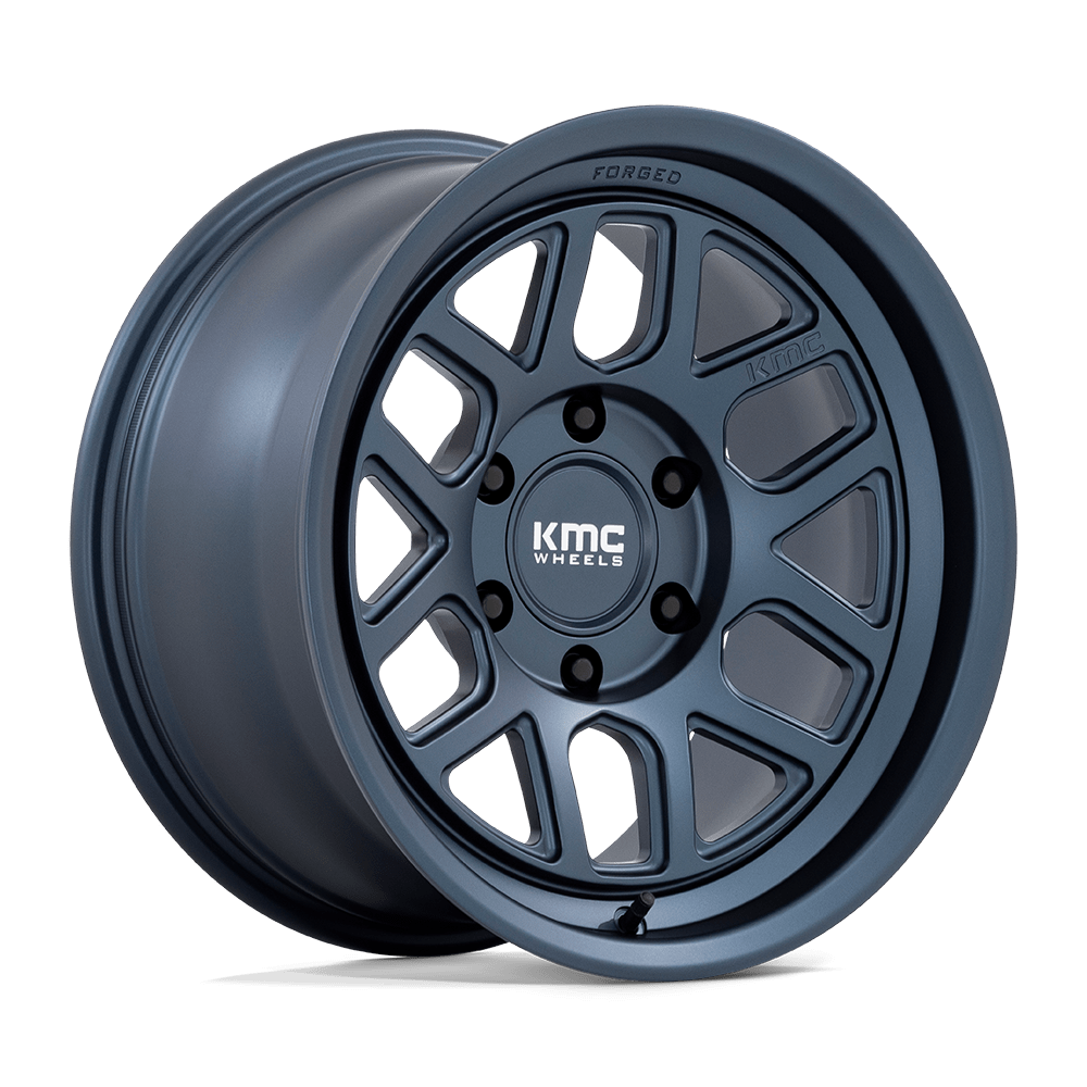 17x8.5 KMC KM446 Mesa Metallic Blue FORGED Wheel 6x135 (0mm)