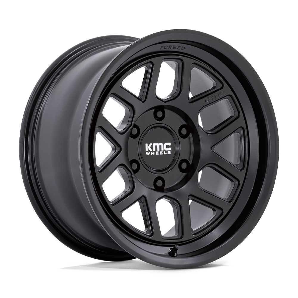 17x8.5 KMC KM446 Mesa Forged Satin Black Wheel 6x135 (0mm)