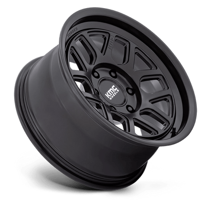 17x8.5 KMC KM446 Mesa Forged Satin Black Wheel 6x5.5 (-10mm)