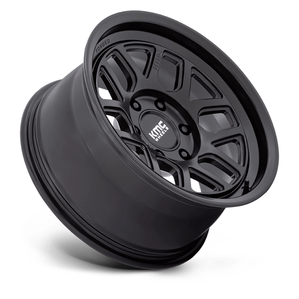 17x8.5 KMC KM446 Mesa Forged Satin Black Wheel 6x135 (0mm)