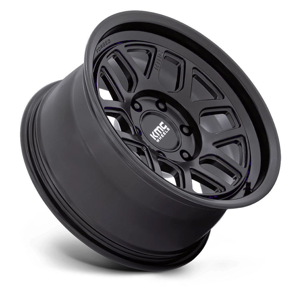 17x8.5 KMC KM446 Mesa Forged Satin Black Wheel 6x135 (0mm)