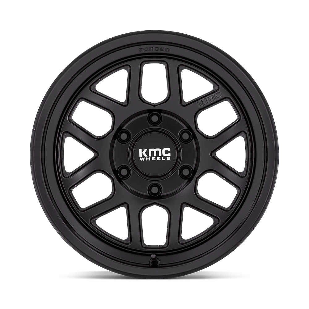 17x8.5 KMC KM446 Mesa Forged Satin Black Wheel 6x135 (0mm)