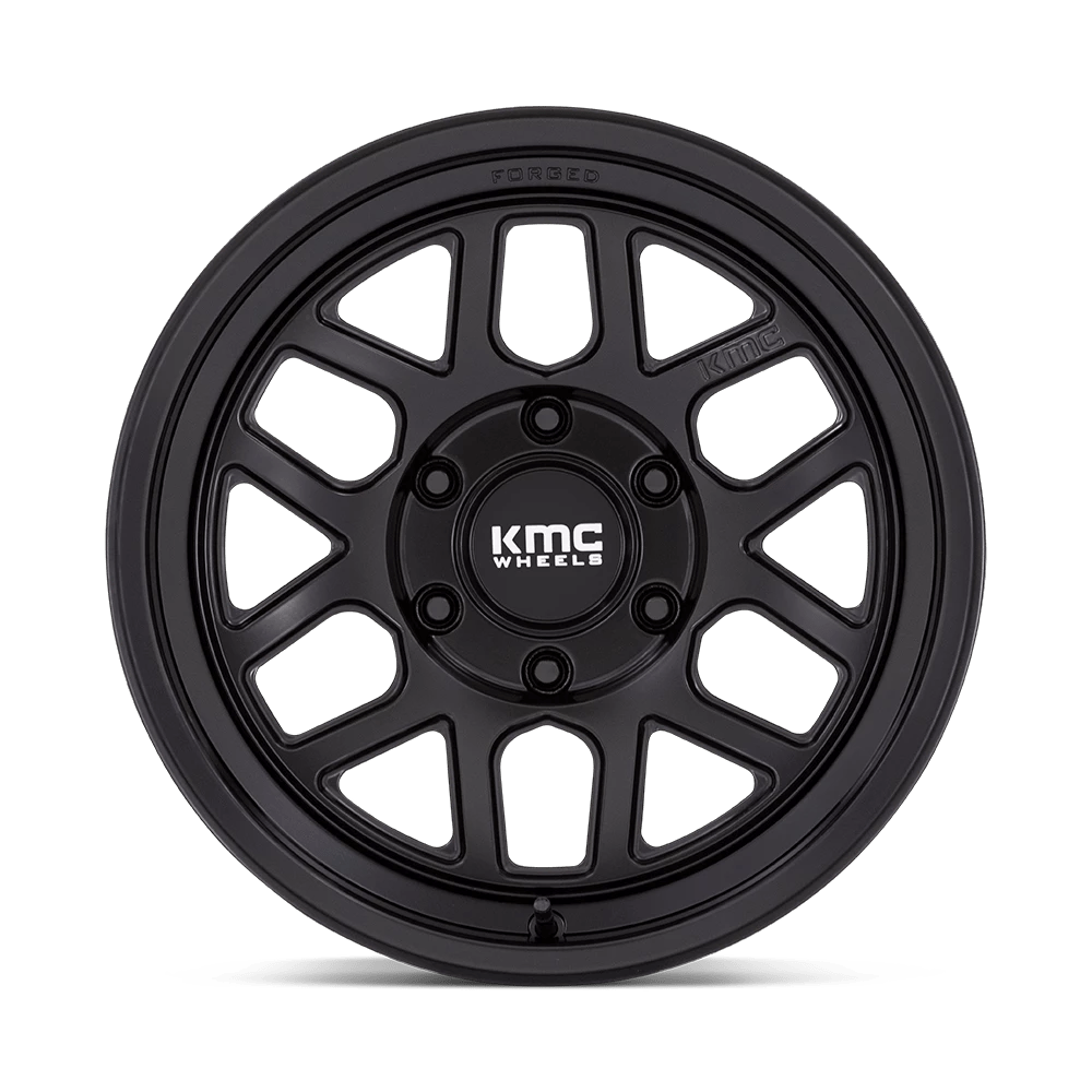 17x8.5 KMC KM446 Mesa Forged Satin Black Wheel 6x135 (0mm)