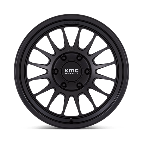 18x9 KMC KM447 Impact FORGED Satin Black Wheel 6x135 (18mm)