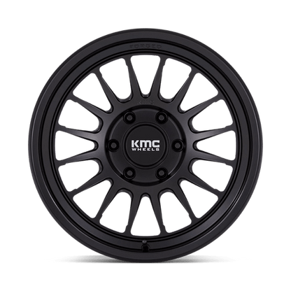 18x9 KMC KM447 Impact FORGED Satin Black Wheel 6x135 (18mm)