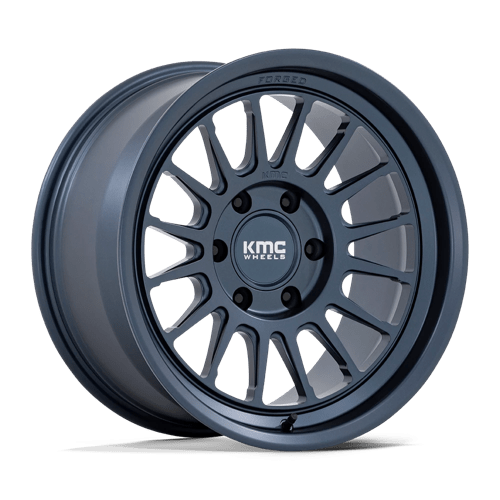 18x9 KMC KM447 Impact Metallic Blue FORGED Wheel 6x5.5 (0mm)