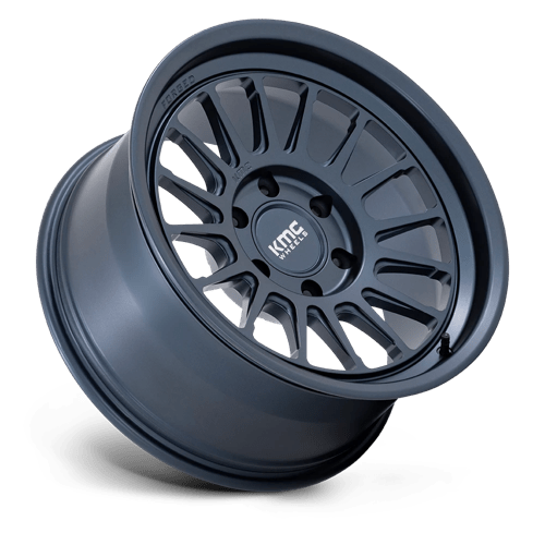 18x9 KMC KM447 Impact Metallic Blue FORGED Wheel 6x5.5 (0mm)