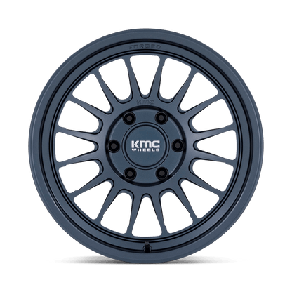 17x8.5 KMC KM447 Impact Metallic Blue FORGED Wheel 6x5.5 (-10mm)