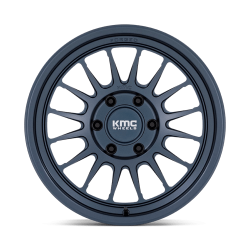 18x9 KMC KM447 Impact Metallic Blue FORGED Wheel 6x5.5 (0mm)