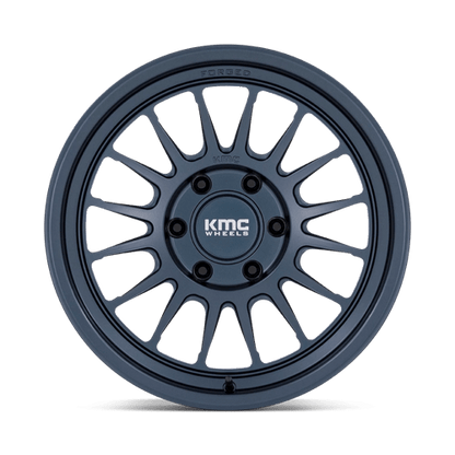 18x9 KMC KM447 Impact Metallic Blue FORGED Wheel 6x5.5 (0mm)