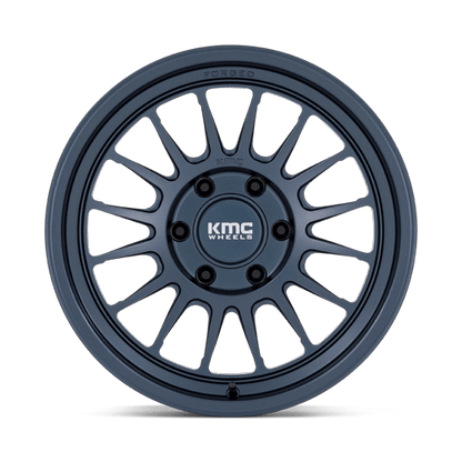 18x9 KMC KM447 Impact Metallic Blue FORGED Wheel 6x135 (0mm)