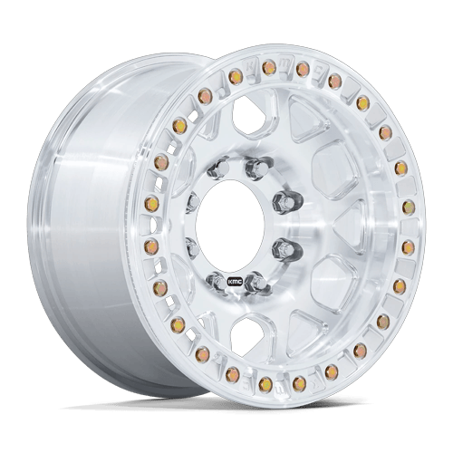 17x9 KMC KM450 Mesa Raw Machined FORGED SLOTTED BEADLOCK Wheel 8x170 (-12mm)