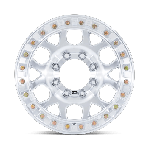 17x9 KMC KM450 Mesa Raw Machined FORGED SLOTTED BEADLOCK Wheel 5x5 (-12mm)