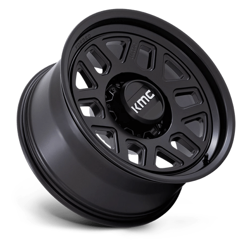 18x9 KMC KM451 Mesa Satin Black FORGED Wheel 8x170 (18mm)