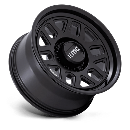 18x9 KMC KM451 Mesa Satin Black FORGED Wheel 8x180 (0mm)