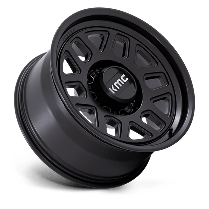 18x9 KMC KM451 Mesa Satin Black FORGED Wheel 8x180 (18mm)