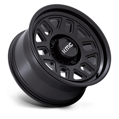 18x9 KMC KM451 Mesa Satin Black FORGED Wheel 8x180 (0mm)