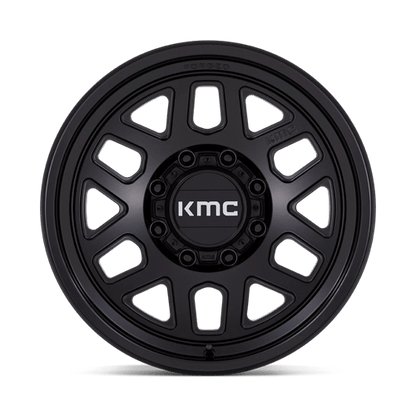 18x9 KMC KM451 Mesa Satin Black FORGED Wheel 8x180 (0mm)