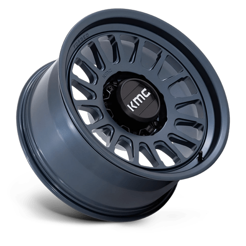 18x9 KMC KM452 Impact Metallic Blue FORGED Wheel 8x6.5 (18mm)