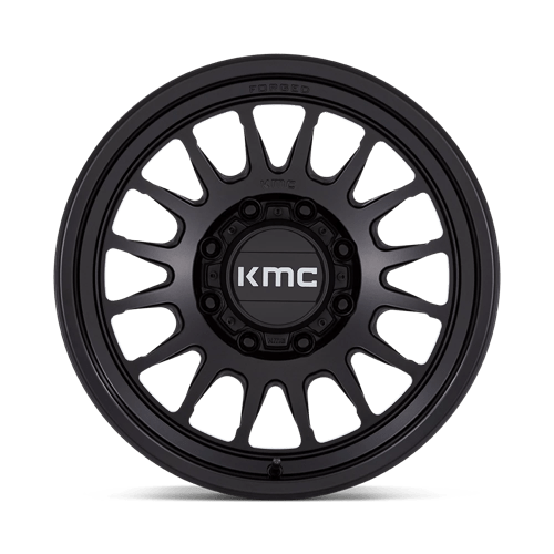 18x9 KMC KM452 Impact FORGED Satin Black Wheel 8x180 (18mm)