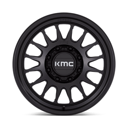 18x9 KMC KM452 Impact Satin Black FORGED Wheel 8x6.5 (18mm)