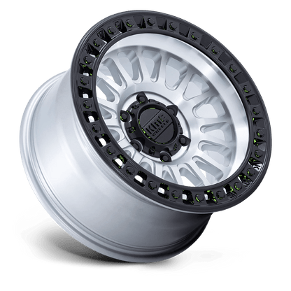 20x9 KMC KM552 IMS Machined W/ Black Lip Wheel 8x180 (18mm)