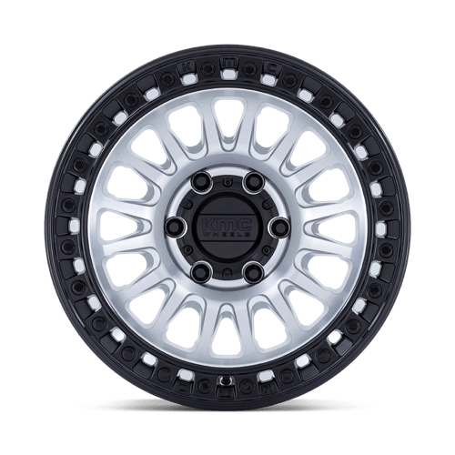 18x9 KMC KM552 IMS Machined W/ Black Lip Wheel 6x120 (18mm)
