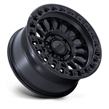 18x9 KMC KM552 IMS Matte Black W/ Gloss Black Lip Wheel 6x4.5 (18mm)