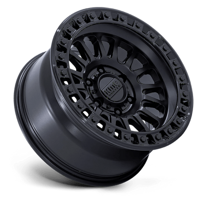 20x9 KMC KM552 IMS Matte Black W/ Gloss Black Lip Wheel 8x180 (0mm)