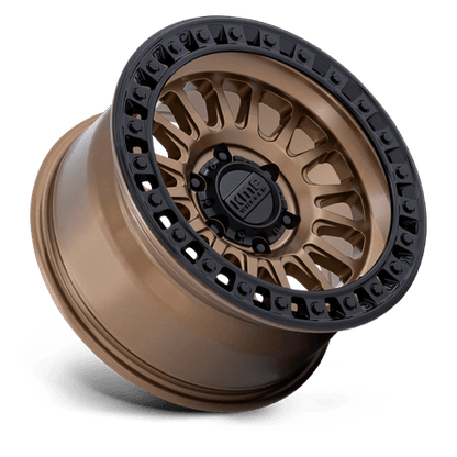 17x8.5 KMC KM552 IMS Matte Bronze With Gloss Black Lip Wheel 5x4.25 (18mm)