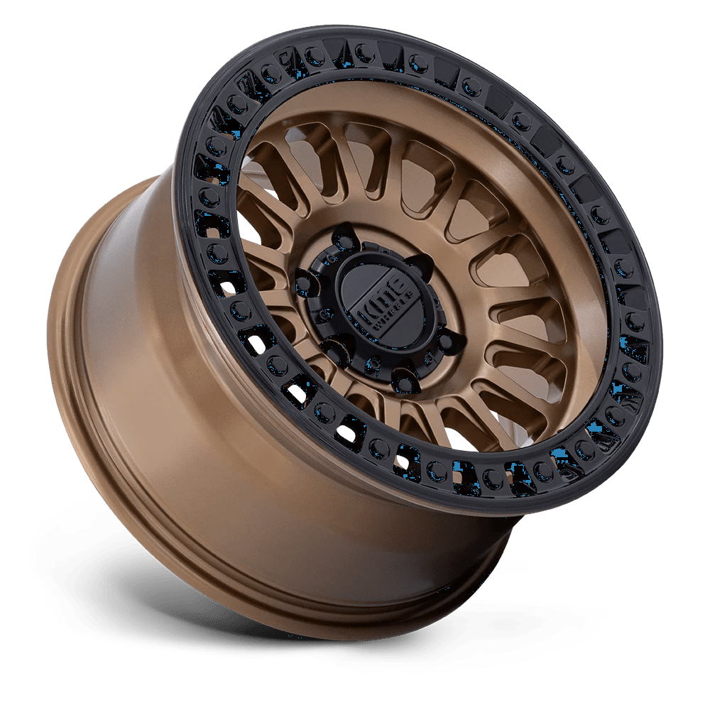 18x9 KMC KM552 IMS Matte Bronze With Gloss Black Lip Wheel 6x5.5 (18mm)