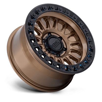 18x9 KMC KM552 IMS Matte Bronze With Gloss Black Lip Wheel 6x5.5 (18mm)